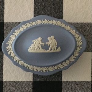 Wedgwood Blue and White Trinket Dish